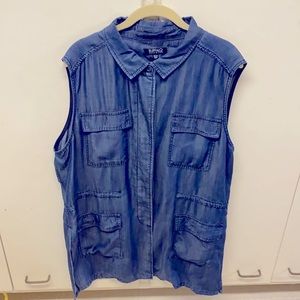 Jean shirt dress